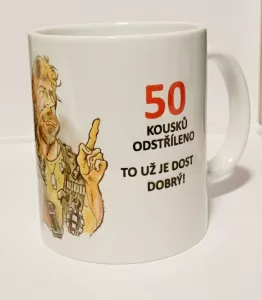 Hrnek k výročí "Chuck Norris"