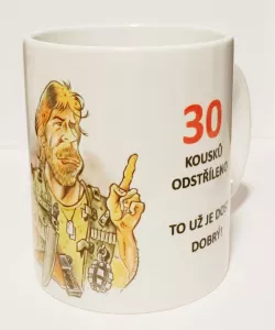 Hrnek k výročí "Chuck Norris"